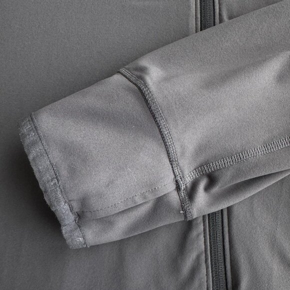 PELOTON Fourlaps Men's XL Grey Front Zip With Hood Warm Up Jacket - Picture 7 of 14